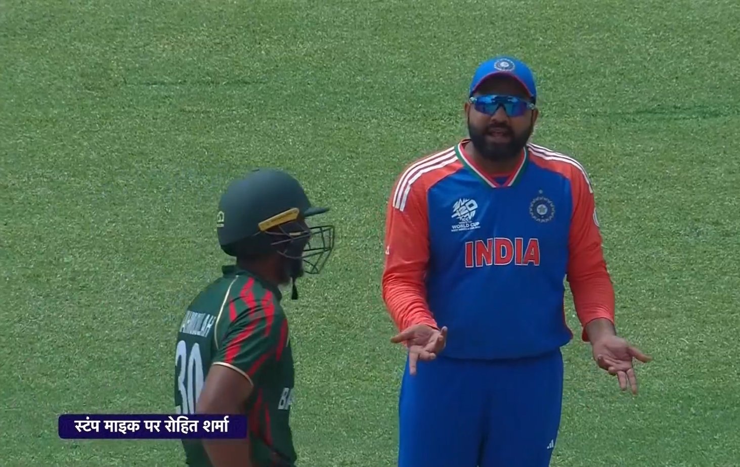 Video Viral : "Rohit Sharma's Light-hearted Moment on Stump Mic Adds Humor to India vs Bangladesh T20 Clash"