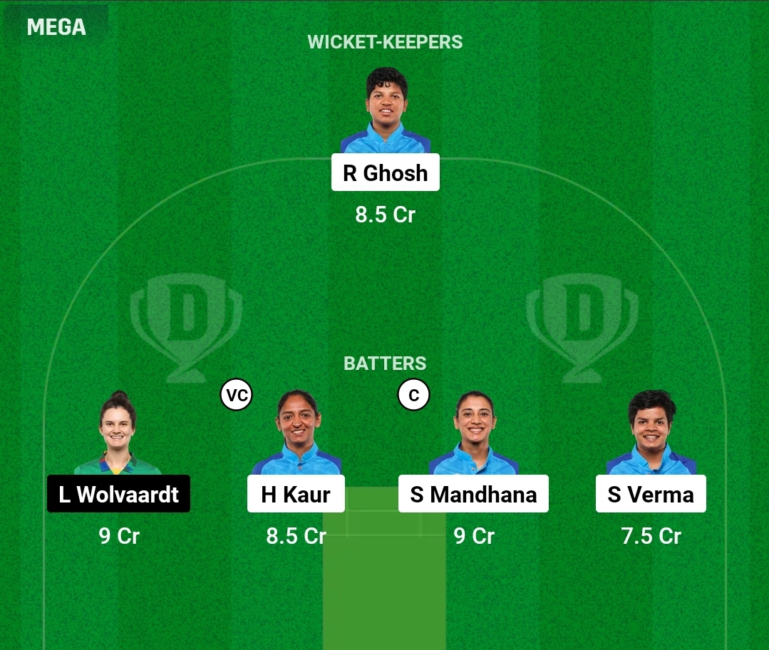 IN-W vs SA-W, तीसरा वनडे: मैच पूर्वानुमान, ड्रीम11 टीम, फैंटेसी टिप्स और पिच रिपोर्ट