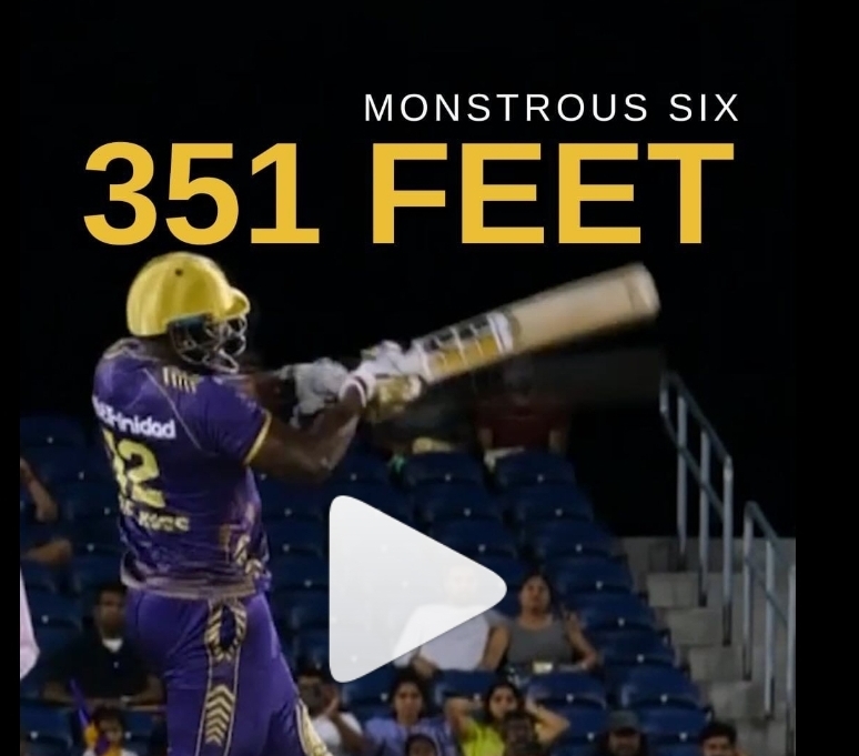 Video: Andre Russell Hits Massive Six Against Haris Rauf in Major League Cricket